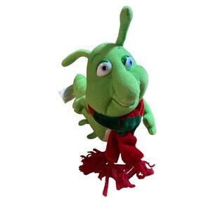 Thomas Tommy Nelson Caterpillar Green Plush Stuffed Toy 16 Inch Long